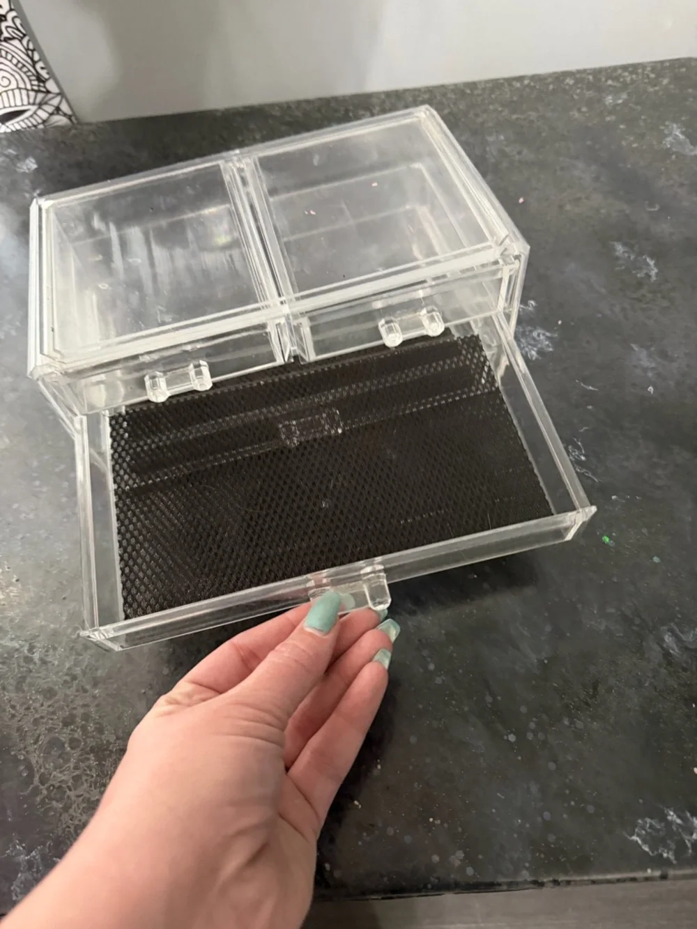 Clear Acrylic Makeup Organizer / Storage Drawers